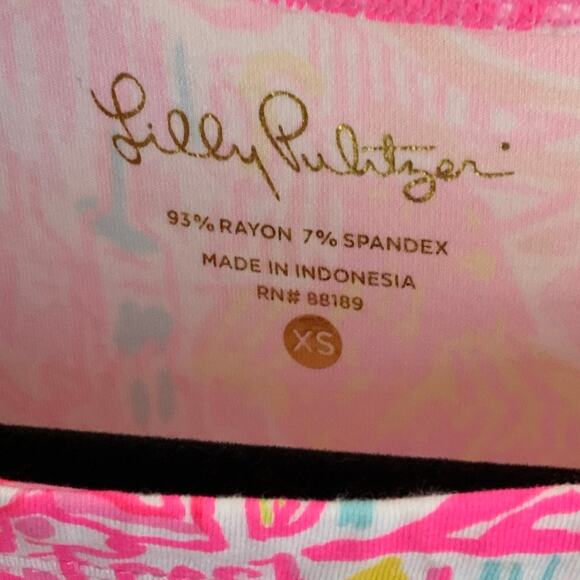 Lilly Pulitzer Pink Pout Sophie Dress More Kinis in the Keys size XS - Picture 2 of 5